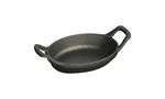 Staub Cast Iron 5.5-INCH Mini Oval 5.5X3.8-INCH, Matte Black. Fixed Price $117.15.