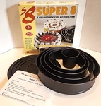 Vintage Zenker Super 8 Springform Cake Pans Set Made Germany Removable 4 Sizes. Fixed Price $11.27.