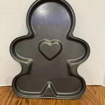 Wilton Giant Gingerbread Man Bakeware Cookie Pan, 14"X11 Exc. Fixed Price $7.99.