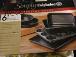 Simply Calphalon Nonstick 4-PIECE Bakeware Set***only Pcs.**new. Fixed Price $39.98.