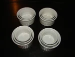 Set Of 4 Bia Cordon Bleu Ramekins Souffl Nesting Bowls - 12 Pieces. Fixed Price $18.00.
