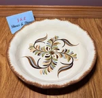 Gail Pittman Southern Living Stoneware 10 1/2 Pie Baking Dish Alfresco Euc. Fixed Price $16.00.