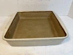Pampered Chef 9X9 Stone Square Baker French Vanilla Seasoned 1315. Fixed Price $49.99.