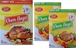 Oven Cooking Bags Large Roasting For Turkey Meat Chicken Heat Safe 10 Pack. Fixed Price $12.99.