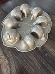 Nordic Ware Caterpillar Cakelet Pan Nonstick, Preowned. Fixed Price $12.00.