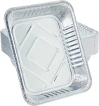 Waytiffer Aluminum Pans 9X13 Disposable Foil (10 Pack) Half Size Deep Steam. Fixed Price $23.61.