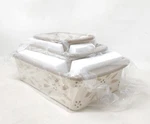 Temptations S/3 Casserole Bakers,nesting,rectangle, Old World Taupe T49118. Fixed Price $38.95.