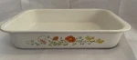 Corning MC-2-B Wildflower Bakeware Dish 10.5 X 6.75. Fixed Price $28.00.
