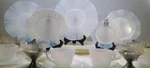Macbeth Evan's American Sweetheart Monax Dinner Set (41 Pieces) Salver Plate Cup. Fixed Price $144.00.