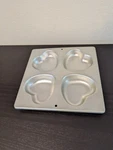 Wilton 1994 Aluminum "hearts" Cake Pan Cavity 9" X #2105-9429. Fixed Price $10.00.