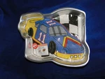 New Vintage Wilton Race Car Cake Pan 2105-1350. Fixed Price $19.99.