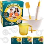 Baking Kitchen Set For Kids - 7 Pc. Includes Real Cooking Tools W. Fixed Price $34.08.