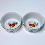 4" Fruit Oven Table Cookware Set Of 2 Andrea By Sadek Ramekin 7334 Bake. Fixed Price $13.00.