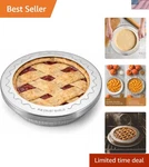 Pie Crust Protector Shield, Fits Up 8-INCH Plates, Prevents Over-brown.... Fixed Price $15.99.