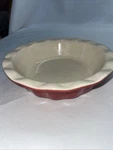 Good Cook Red Ceramic Round Pie 5.5 In Oven Microwave Dishwasher Safe. Fixed Price $12.50.