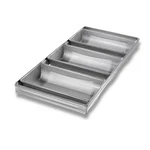 Chicago Metallic 44405 Glazed 3-STRAP Hearth Bread Pan-wasserstrom 12899. Fixed Price $136.99.