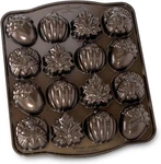 Autumn Cakelet Pan, 3-CUP, Bronze. Fixed Price $44.99.