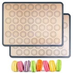Hoomil Macaron Silicone Baking Mats 2-PACK 18"X13" Commercial Half Sheet. Fixed Price $32.18.
