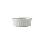 Tuxton China Inc Duratux 1.5 Oz. Porcelain White Round Fluted Ramekin - 4 Doz. Fixed Price $113.87.