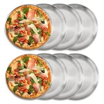 8 Pieces Stainless Steel Pizza Pans 10 Inch For Oven, Serving.... Fixed Price $36.04.