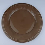 Rachael Ray Cucina Stoneware Mushroom Brown Dinner Plate Nob Rustic Modern Style. Fixed Price $9.99.