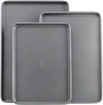 Goodcook Everyday Nonstick Carbon Steel Baking Sheet Set, Pack Small 13 X 9. Fixed Price $28.52.