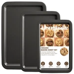 Hongbake Ceramic Baking Sheet Pan Set, Cookie For L/m/s, Dark Gray. Fixed Price $32.99.