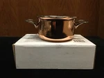 Winco Try-ply Mini 3.75" Copper Plated Casserole 15OZ. Fixed Price $28.47.