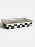 Mackenzie-childs Courtly Check Enamel Baking Pan, 9" X 13" (see Pictures). Fixed Price $79.90.