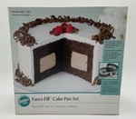 Wilton Fanci-fill Pan Set Make Cream Filled Cakes Birthday Wedding New!. Fixed Price $15.00.
