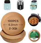 Siudangka Mini Air Liners For 2QT Fryer, 100 Pcs Non-stick. Fixed Price $15.96.