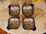 Temp-tations By Tara Old World Blue Square 8 Oz. Ramekin Bowls Set PPP-YT-720750. Fixed Price $59.95.