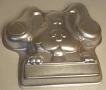 Vintage 2003 Blues Clues Dog Puppy Wilton Party Cake Pan 2105-3064 Viacom Guc. Fixed Price $20.23.