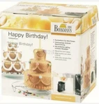 Nib Vollbackform Happy Birthday 3D Tier 33.8OZ Birkmann Cake Pan Baking Mould. Fixed Price $25.00.