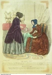 Le Bon Ton Fashion Engraving 1847 14 # 52 (watercolor Old Plate). Fixed Price $6.97.