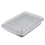 Pan 9 X 13 Nonstick Rectangle With Lid Gray Farberware 52181 Baking Bakeware. Fixed Price $46.99.