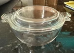 Vintage Pyrex 10 Oz. Glass Casserole Dish Bowl # 018 With Lid 680-C From 1950. Fixed Price $12.95.