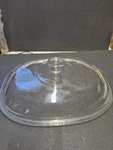 Vtg Pyrex F-14-C Clear Glass Rectangle Oblong Replacement Lid 12-1/2". Fixed Price $15.00.