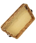 Pyrex 233-N Wicker Casserole Holder Carrier Leather Handles Y2K Vintage. Fixed Price $20.99.