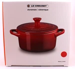 Creuset Petite Mini Round Casserole Cocotte Stoneware Cherry Red Cerise 8 Oz. Fixed Price $14.99.