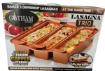 Gotham Steel Lasagne Trio Titanium Copper Ceramic Non Stick New In Box. Fixed Price $40.00.