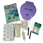 Babycakes Mini Pop Maker Purple 12 Non-stick CP-94LV Recipe Book & Extras. Fixed Price $23.99.