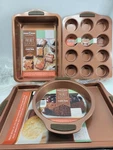 (lot Of 4) Nordicware Baking Pans Sheet Rect/ Round Cake Muffin Pan***. Fixed Price $149.99.
