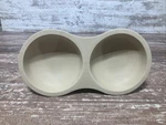 Pampered Chef Stoneware Double Bowl Egg Cooker #5133. Fixed Price $12.79.