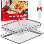 Air Fryer Basket For Oven, And Stainless Steel Baking Tray Pant. Fixed Price $45.99.