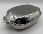 Nambe Dutch Oven Casserole Pot W/ Lid, 10 X 6.5 #15 Aluminum Metal Alloy Vtg. Fixed Price $54.98.