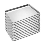 Bieama Half Size Baking Sheet Pan 18" 13", Silver. Fixed Price $146.37.