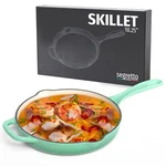 Segretto Cookware Pre-seasoned Cast Iron Skillets, 10.25-IN Verde Chiaro (lig.... Fixed Price $58.68.