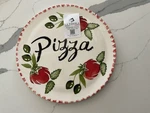 Tavola Hand Painted Ceramic Pizza Plate Nwt. Fixed Price $27.00.