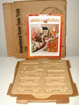 Pampered Chef Gingerbread Home Town Train Stone Mold & Idea Book. Fixed Price $24.95.